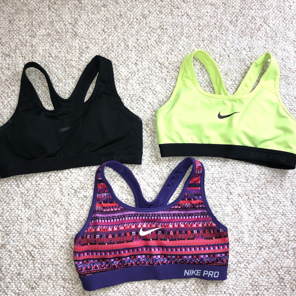 NIKE PRO SPORTS BRAS